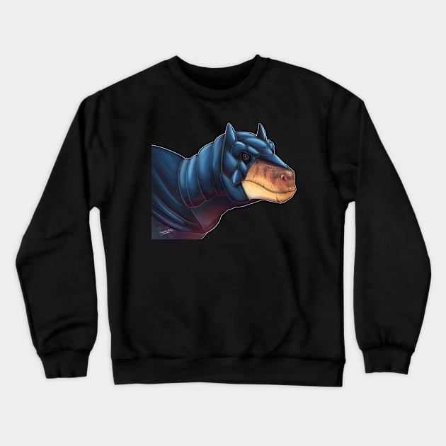 Bat Rex Crewneck Sweatshirt by Professor Lambeo Rolophus